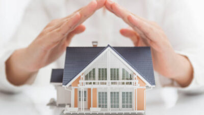 Real estate insurance concept