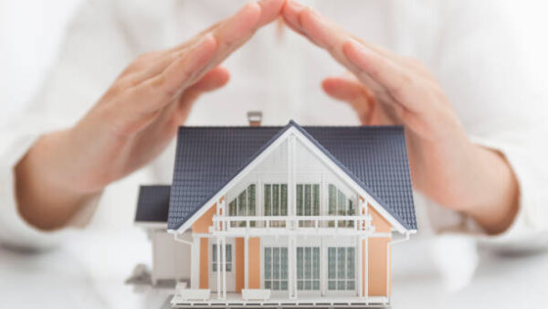 Real estate insurance concept